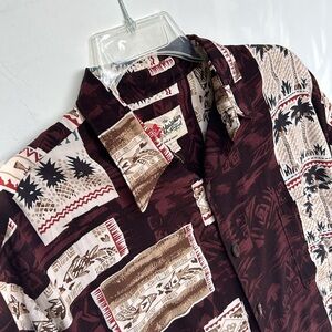 Vintage Hawaiian Hilo Hattie Men’s Sz M Rayon Made in Hawaii 80’s